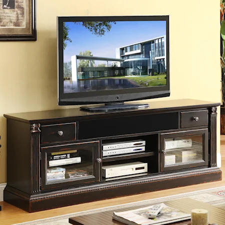 76 Inch Media Storage Console